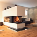 Kamineinsatz 48x72x51 S3 2.0  (dreiseitig)