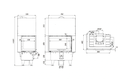 Defro SM-BLMINI-G 70/48/44H Links 