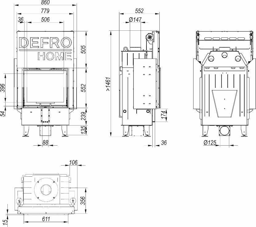 Defro SM-G 61/55H