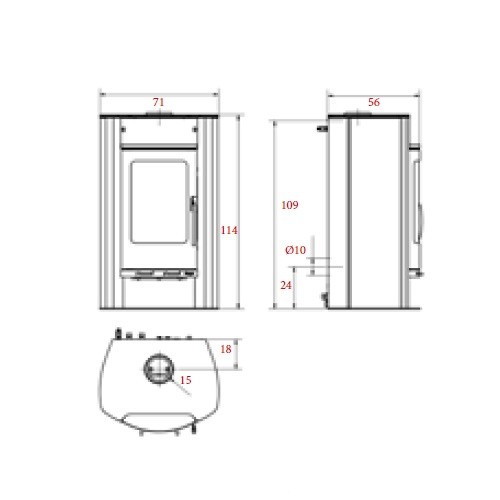 Koppe Kaminofen Caron Aqua