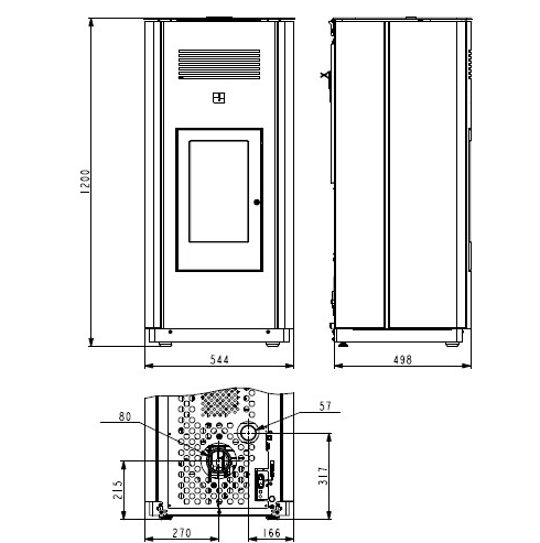 HAAS+SOHN Pelletofen HSP 6 Pelletto IV Grande