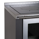 Herd Öko Power 100 rot/Ceran/Abgang rechts oben