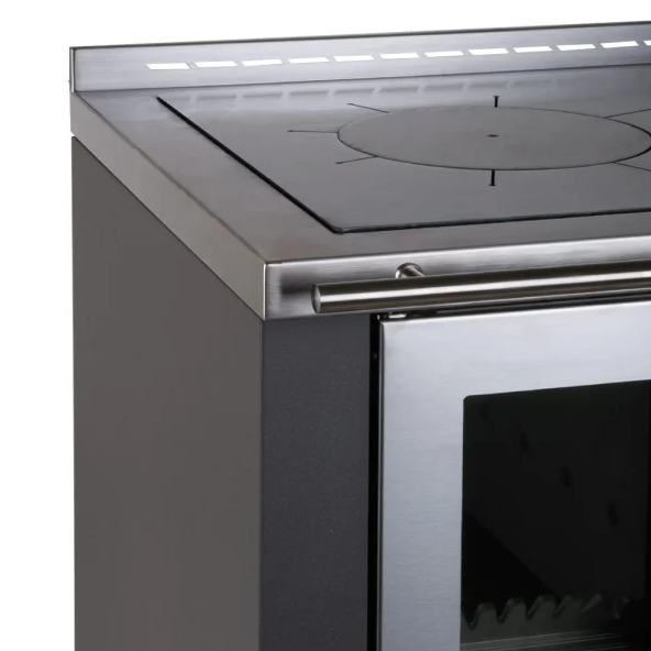 Herd Öko Power 100 rot/Ceran/Abgang rechts oben