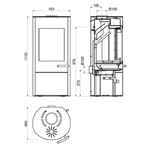 HAAS+SOHN Kaminofen Solido easy