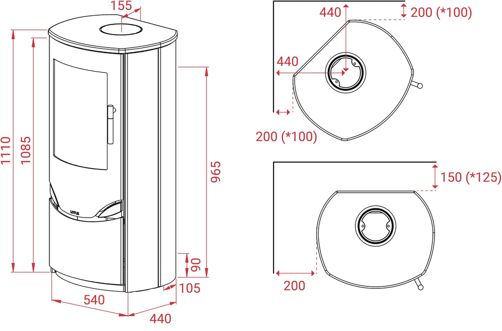 Lotus Kaminofen Prio 5