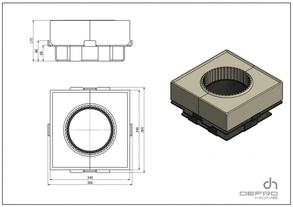 DEFRO Thermoblock - Aufsatzspeicher