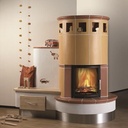 LEDA Kamineinsatz LAVA D rund Sondermodell