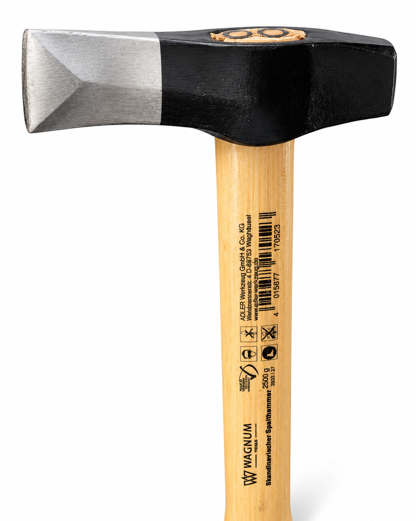 Skandinavischer Spalthammer 90cm 2500g Helko