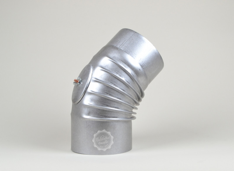[F11168004] Bogen FAL (100, 45°, mit Reinigungsöffnung)