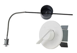 CB Luftklappen-Set 2 dichtschließend mit Welle und Vierkant