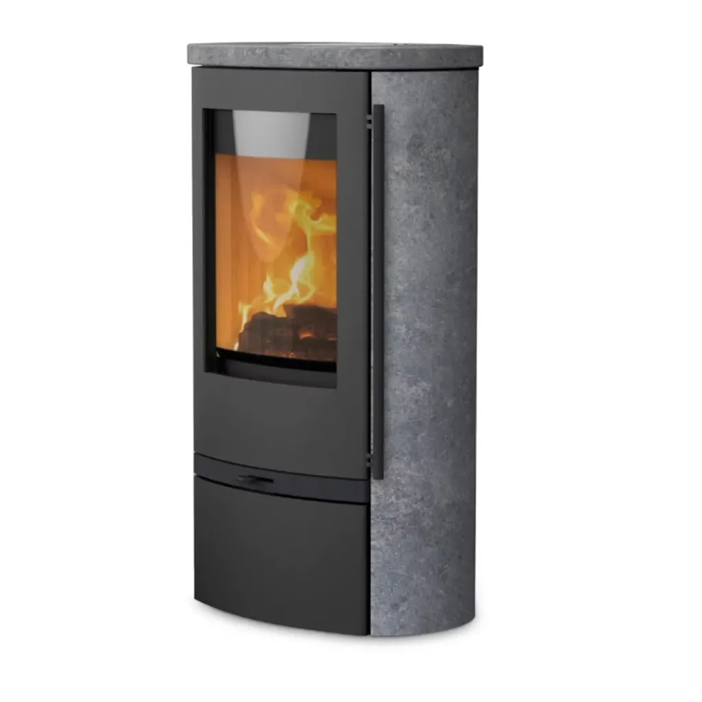 [10344] Lotus Kaminofen Jubilee 25 mit Verkleidung (Speckstein)