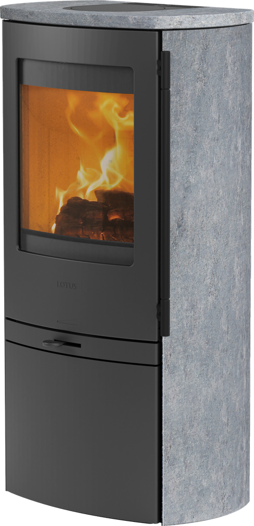 [10057] Lotus Kaminofen Jubilee 20 mit Verkleidung (Speckstein)