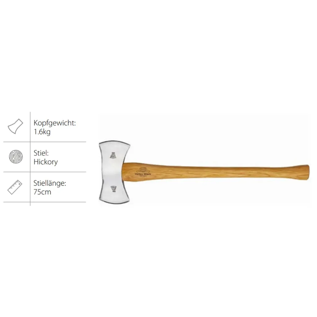 [10600EU] Helko Classic Range Axt (American Double Bit Axe)