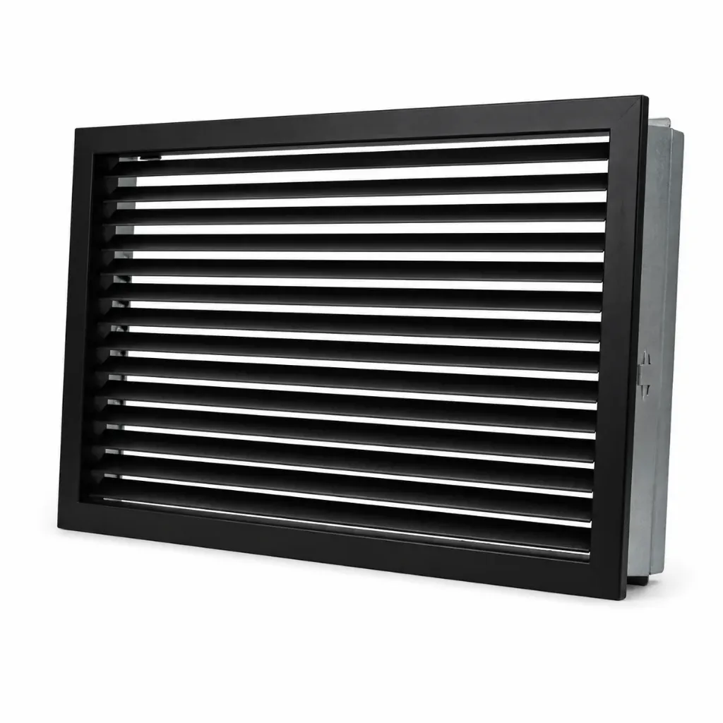 [kg2015s] CB Kaltluftgitter  (schwarz, 150, 200, Aufputz)