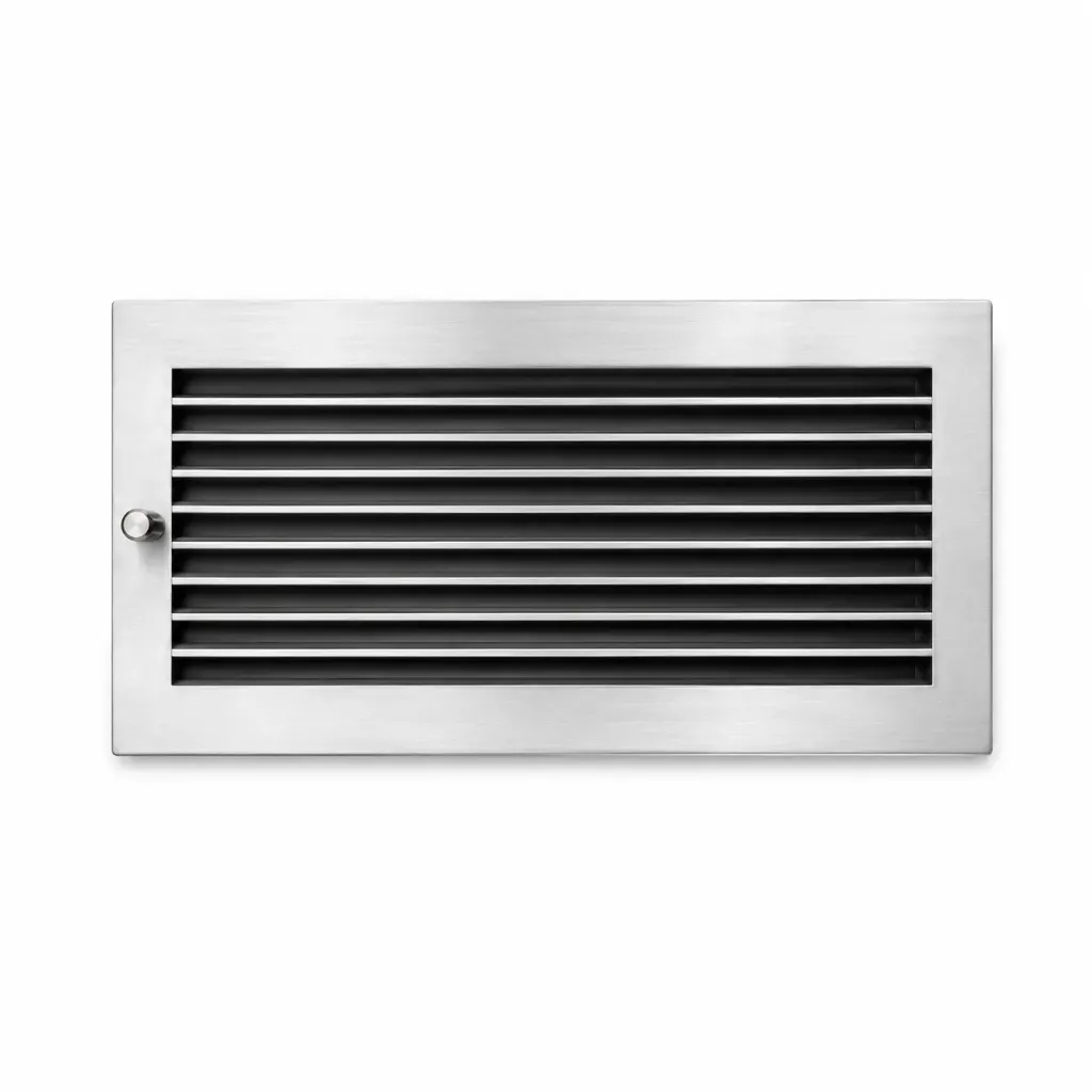 Warmluftgitter Edelstahl modern (matt) CB-tec