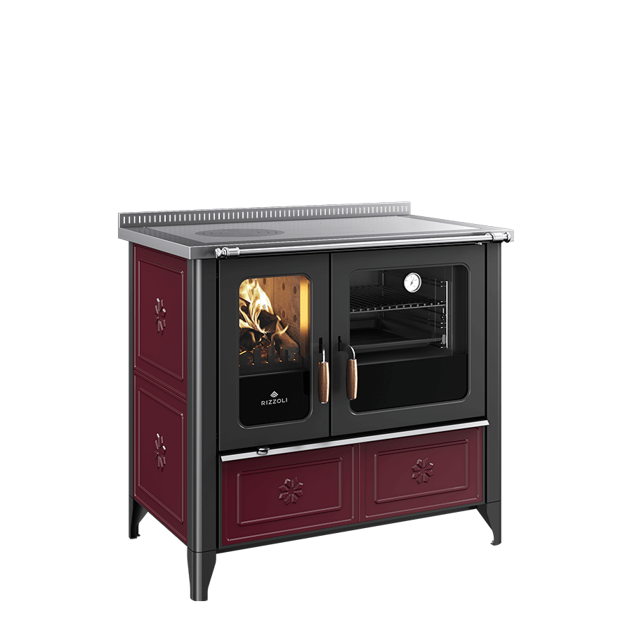 Rizzoli Herd N94 bordeaux Country Abg.oben mitte oder rechts hinten Sondermodell