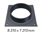 [21/5120-9230] Anschlussstutzen Eingang zu Nachheizkasten HGZ F1/F2 (145)