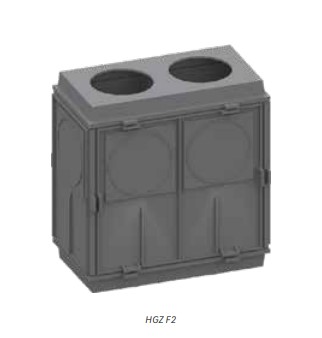 HGZ F1/F2 Guss Camina & Schmid Nachheizkasten