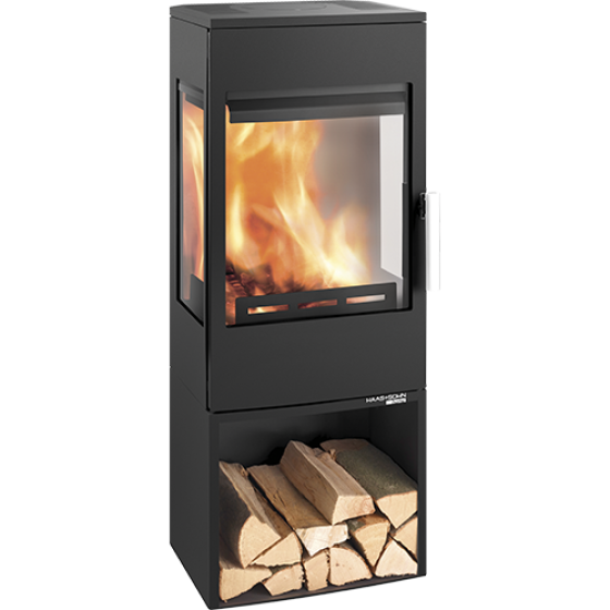 Wien easy II 351.15  dreiseitiger Kaminofen