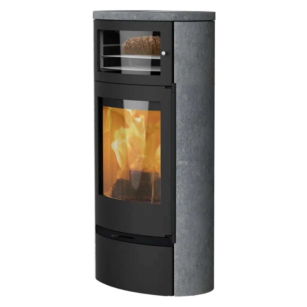 Jubilee 35 mit Verkleidung + Warmhaltefach Lotus Kaminofen