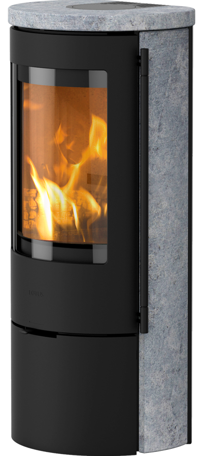 [10154] Lotus Kaminofen Prestige Basic mit Verkleidung (Speckstein)