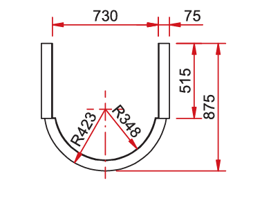 Tragrahmen Ronda 55