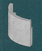 BRULApor Radius-Ganzteilsockel BRULA
