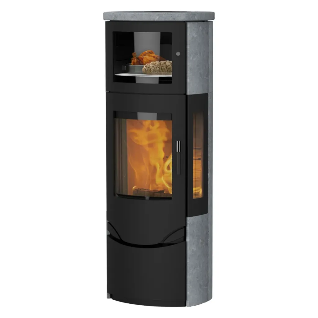 Prio 7M mit Warmhaltefach Lotus Kaminofen