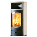 Flok mit Warmhaltefach Austroflamm Kaminofen
