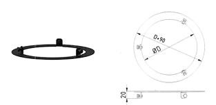 [A71536001] Abdeckring Duo (120)
