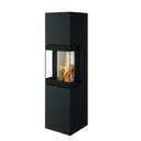 Spartherm Kaminofen Trico S Nero, Schamotte schwarz, RLA