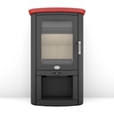 Rio S Steel Deckel kirschrot Max Blank