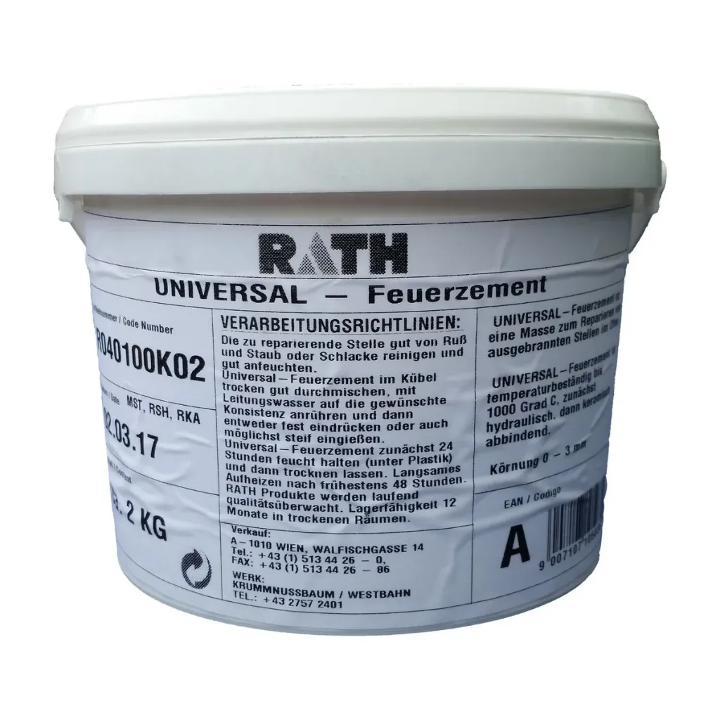 KERATHFIX 2 KG-KÜBEL Rath FEUERZEMENT
