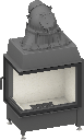 Camina & Schmid Kamineinsatz Ekko L 67(45)s (steglos) 