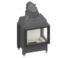 Camina & Schmid Kamineinsatz Ekko R 67(45)s (mit Steg)