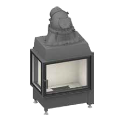 Camina & Schmid Kamineinsatz Ekko L 67(45)s (mit Steg)