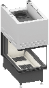Camina & Schmid Kamineinsatz Ekko U 60(90)51h 