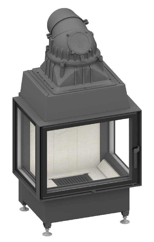 Camina & Schmid Kamineinsatz Ekko U 67(45)s (mit Stegen)