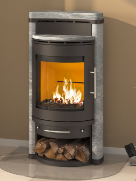 Königshütte Kaminofen Saros ehem. Corvus