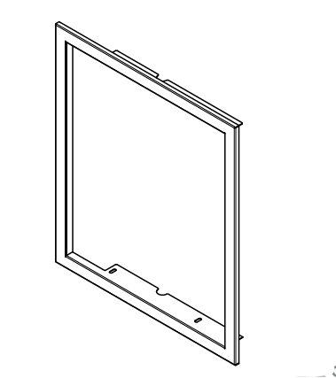 DEFRO Blendrahmen M30 Shallow/flach