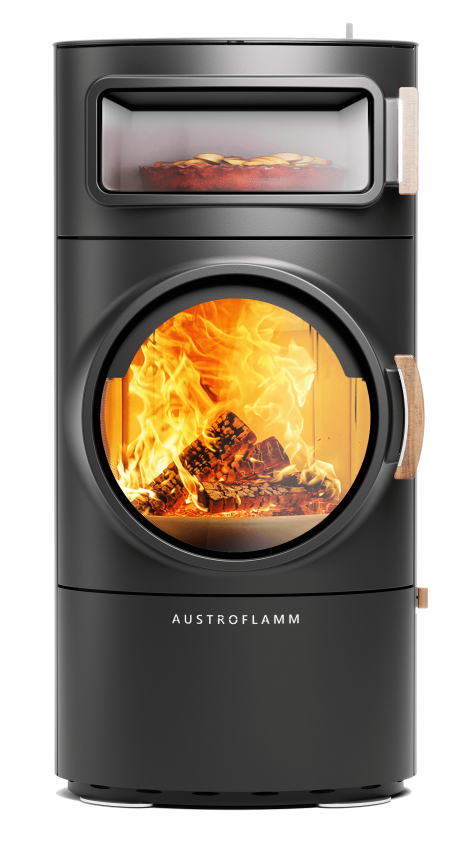 [086001] Austroflamm Kaminofen Clou XTRA Back