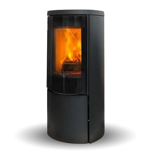 Cozy Classic mit Seitenglas, schwarz Jydepejsen Kaminofen