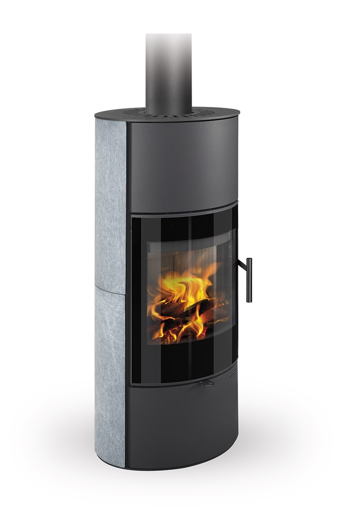 [LARXEH 20] Romotop Kaminofen Laredo Hoch Naturstein Sondermodell