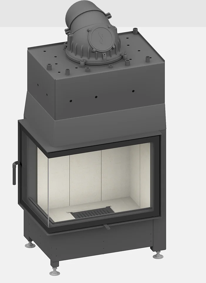 Camina & Schmid Kamineinsatz Ekko W L 67(45)51s (steglos)