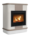 Cerampiù Kachelkamin Stubetta Creta 4 Reihen
