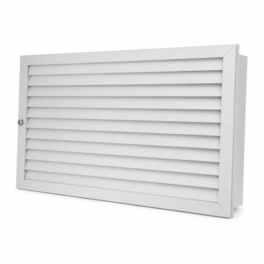 Warmluftgitter putzbündig weiß CB-tec