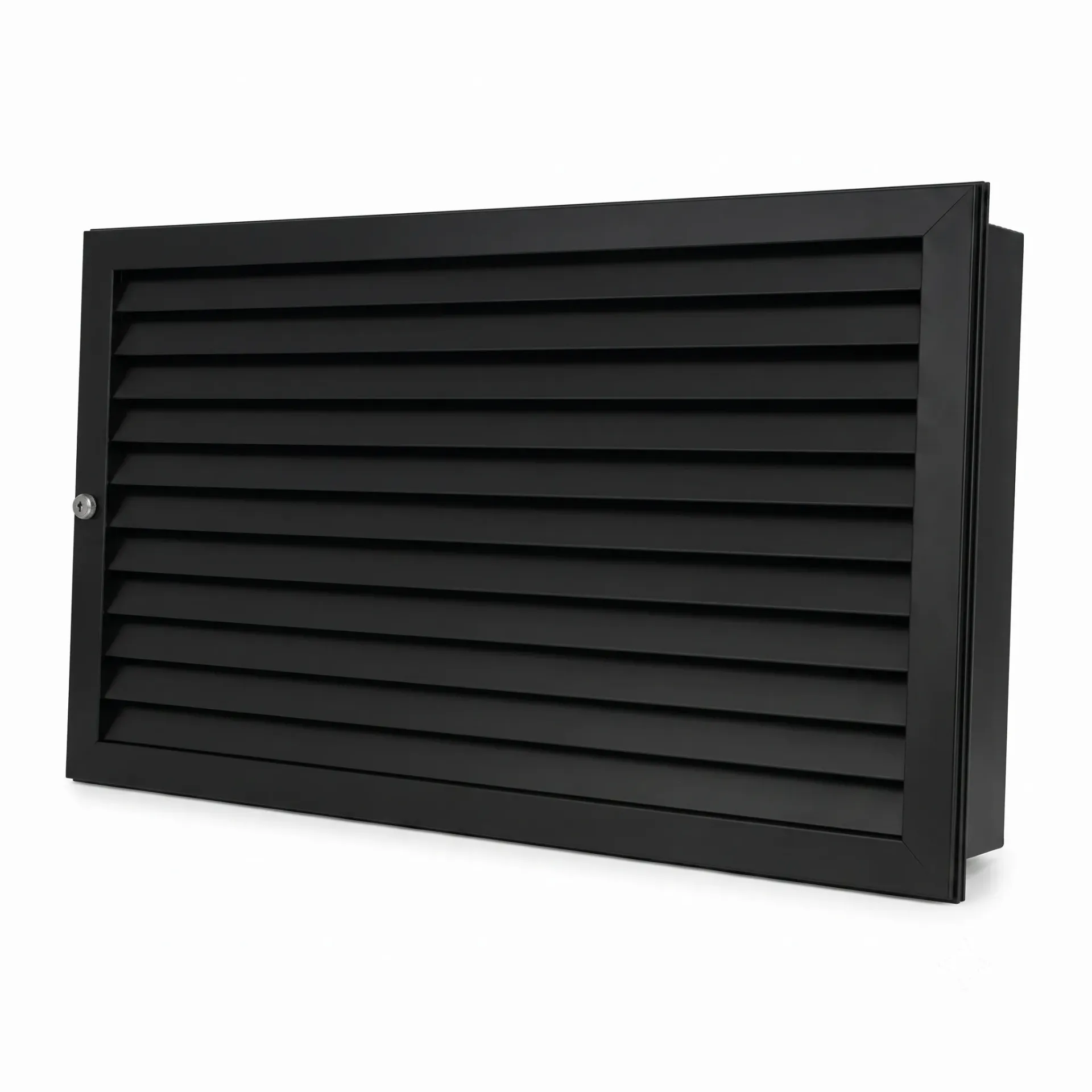 Warmluftgitter putzbündig schwarz CB-tec