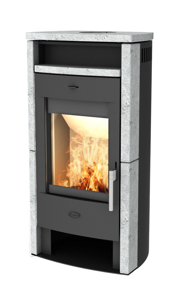 [R4210] Fireplace Kaminofen Budapest (Speckstein)