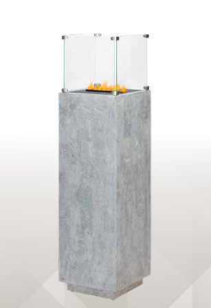 Glen Dimplex Elektrokamin Isola Stone grey mit Cassette 250