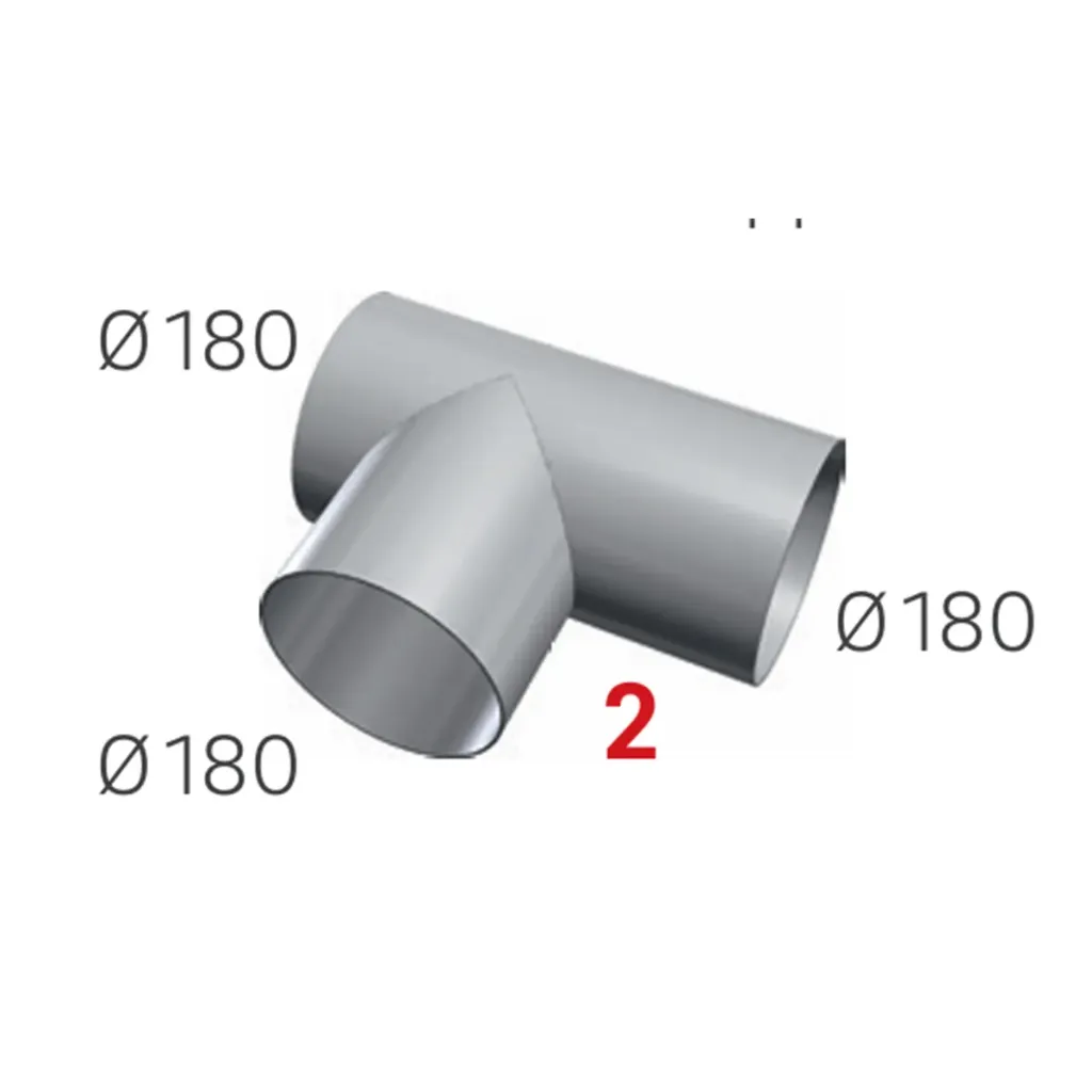 [19/2510-9414] Abgasverteiler einfach T-180